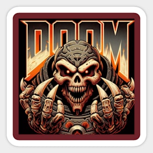 Doom Demon Sticker